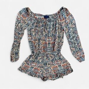 Aeropostale - 2017 Paisley Print Romper